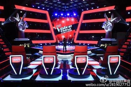 《中国好声音》新一季导师座位安排曝光。（图取自《中国好声音》微博）