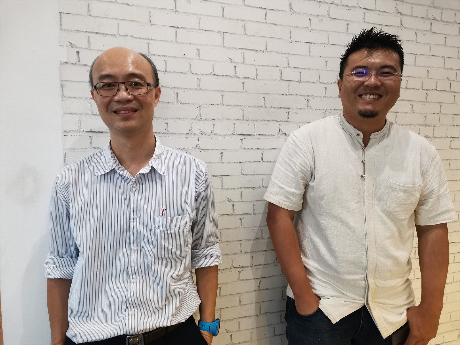 GoTani平台创办人郭文杰（左）和卢立禾。