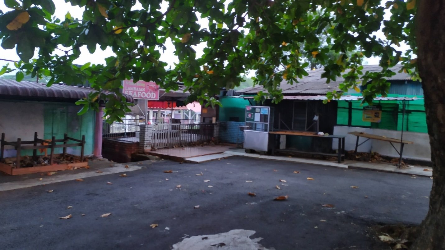 图1：小型泊车场和废弃小摊贩。