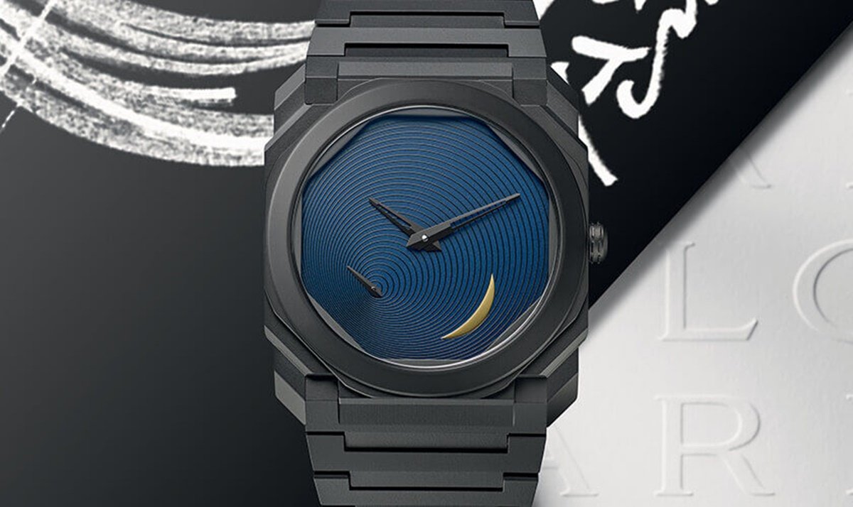 意大利品牌宝格丽再与日本建筑大师安藤忠雄合作，推出另一款Octo Finissimo联名超薄限量腕表。