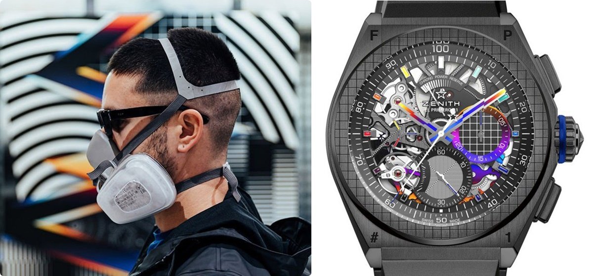 瑞士品牌真力时与当代艺术家费利佩潘通合作，推出Defy 21计时限量腕表，将其“视觉色谱概念”融入腕表设计中，为百年品牌注入新鲜活力。