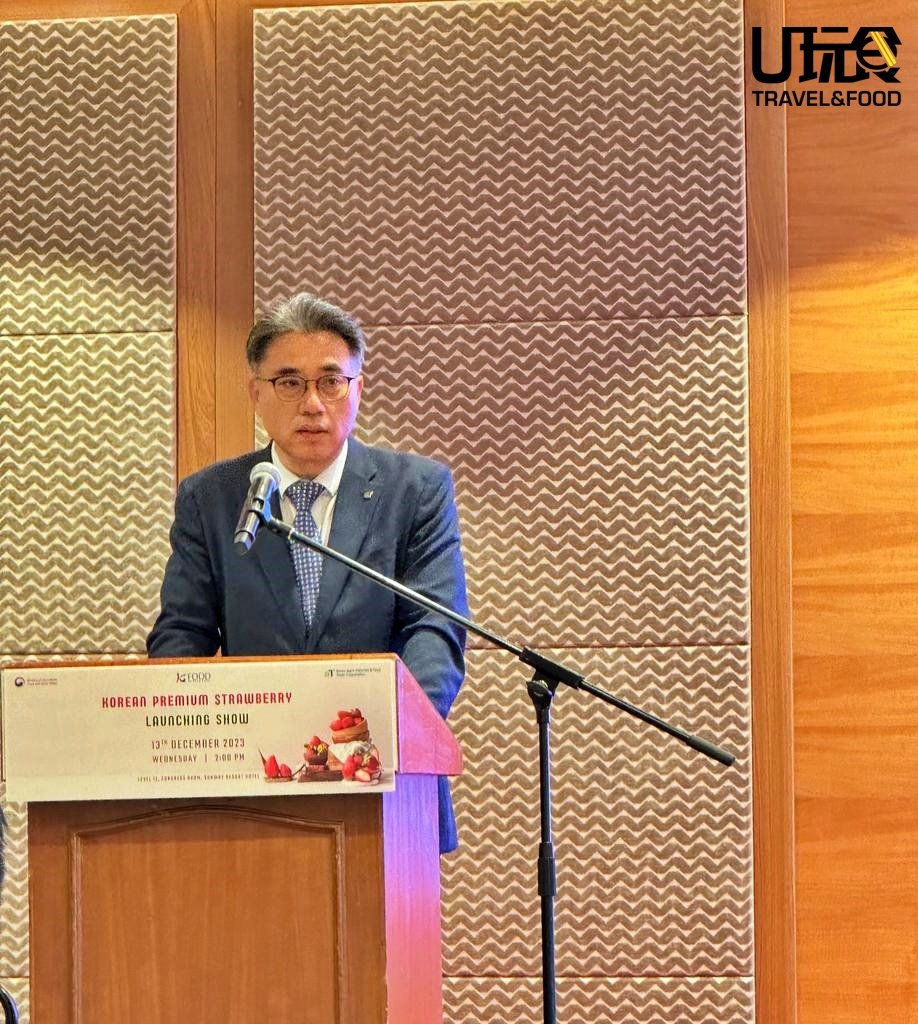 吉隆坡韩国农产贸易中心董事经理Jang Jae Hyung。