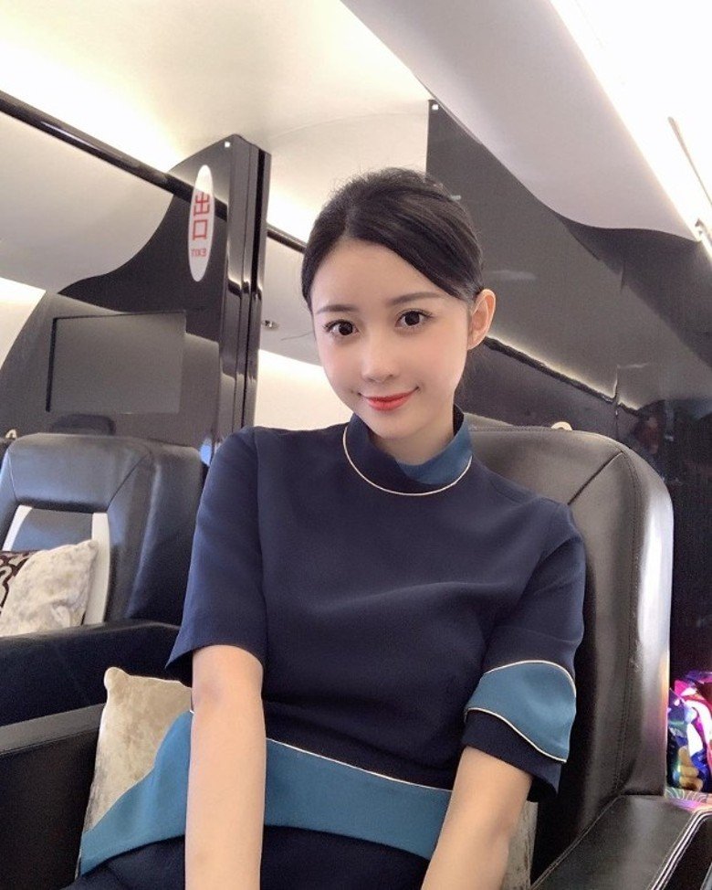 有“中国最美空姐”之称的Luna。