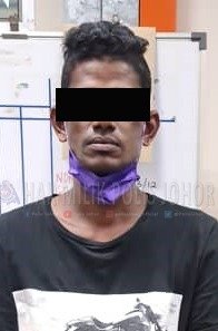 36岁男子拐走7岁女童后，抢劫一名残疾男子，指示对方录下猥亵女童过程。（警方提供）
