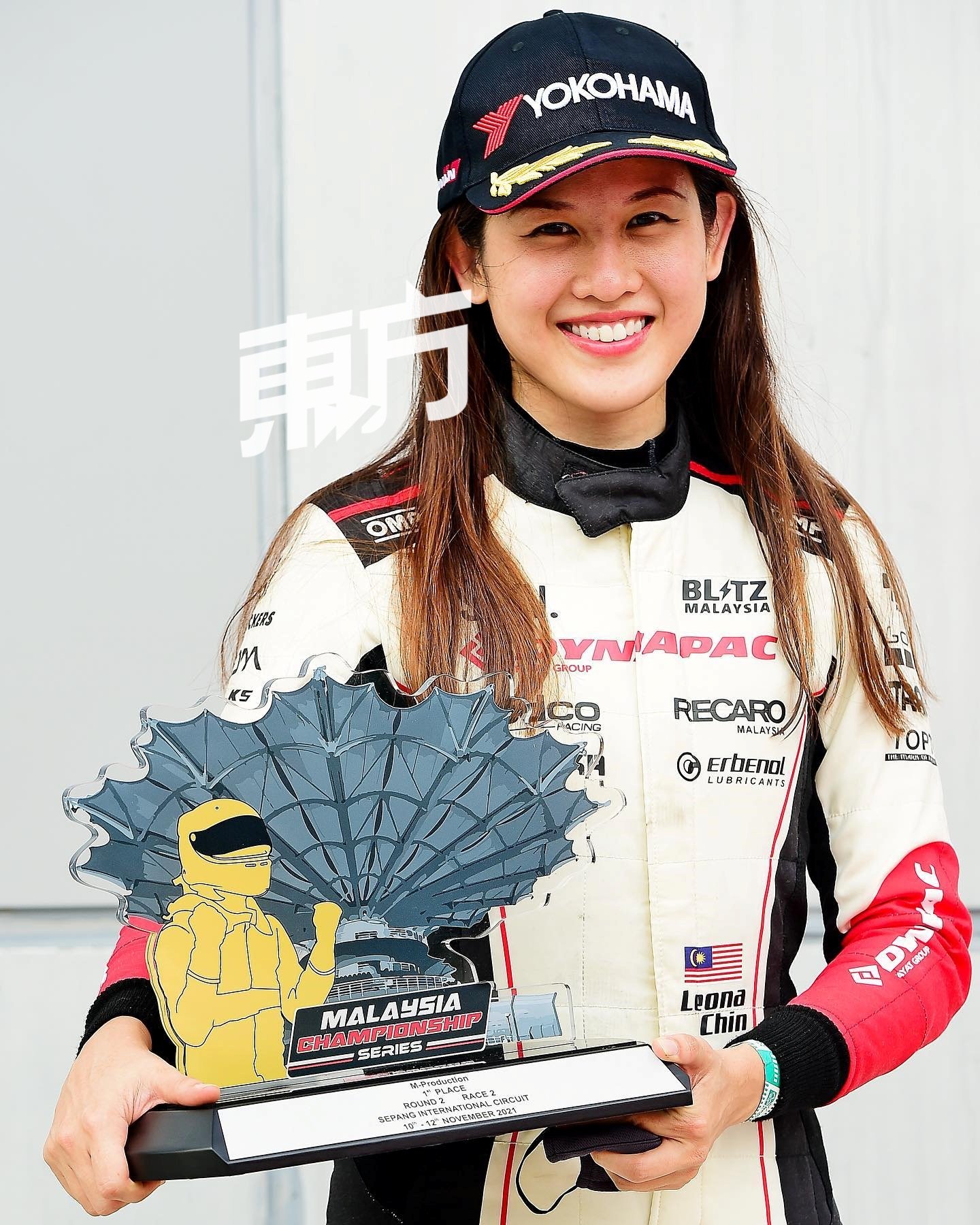 陈莉慧去年夺下全年赛车赛事总冠军，成为这个以男性为主导的领域开里的首个女冠军。
