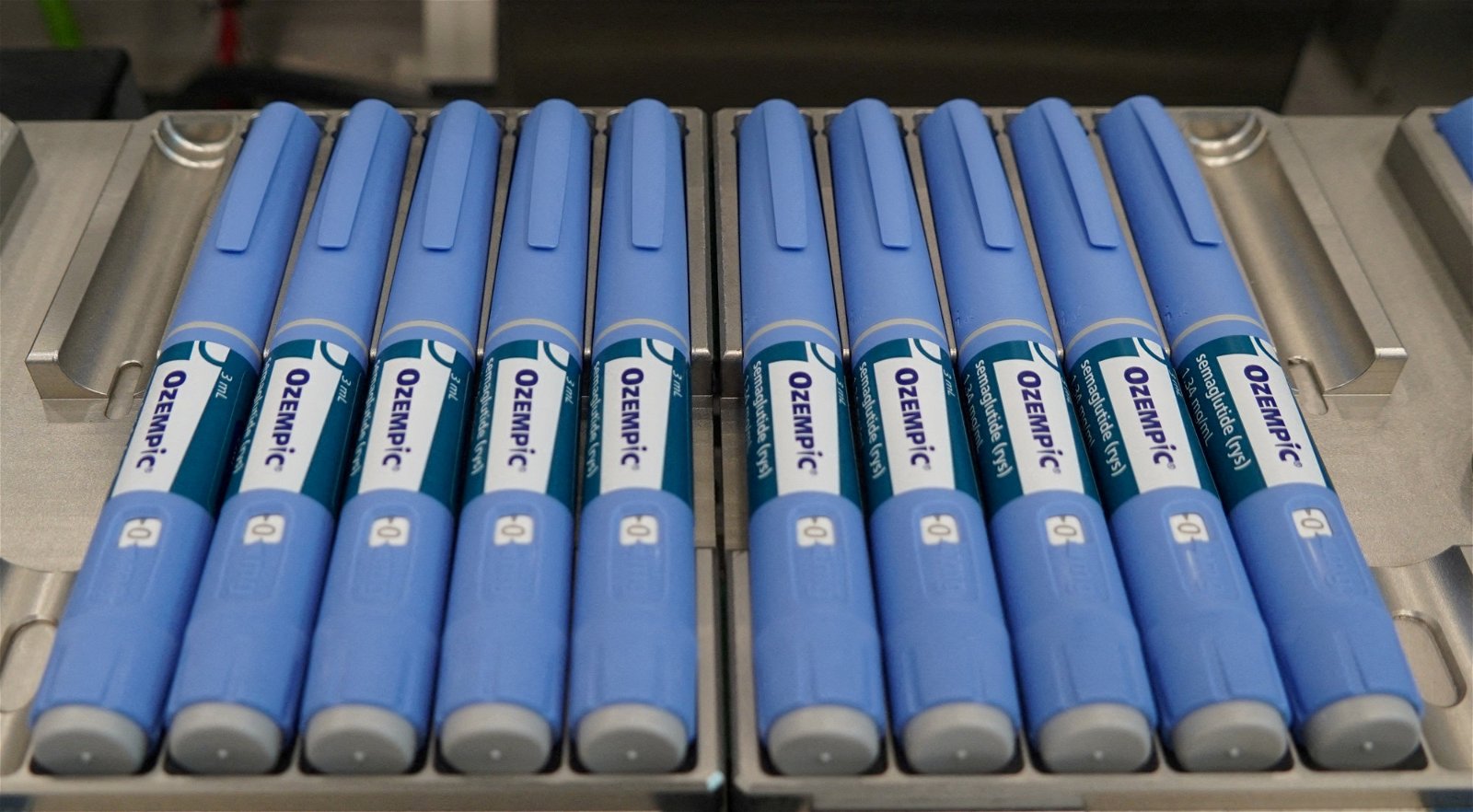 丹麦诺和诺德公司（Novo Nordisk）的Ozempic品牌糖尿病药物一毫克预填式注射笔。（路透社档案照）