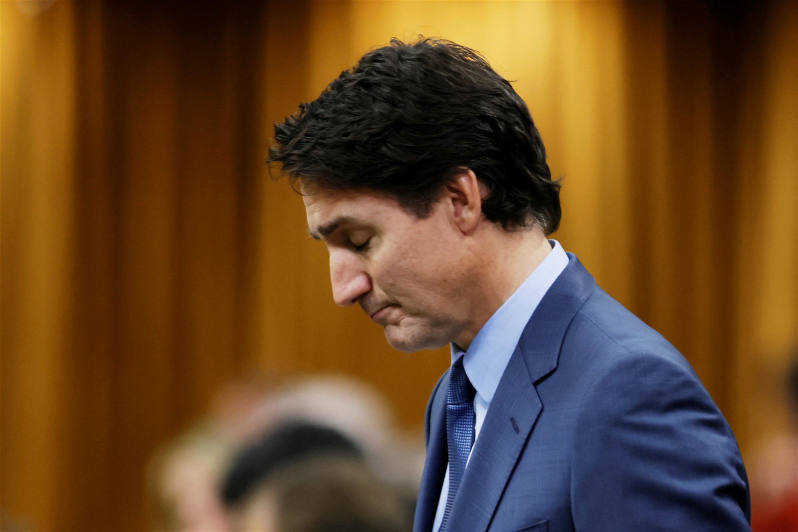 加拿大总理特鲁多上周二（19日），在加拿大渥太华国会山庄参加下议院质询期。（图取自路透社）