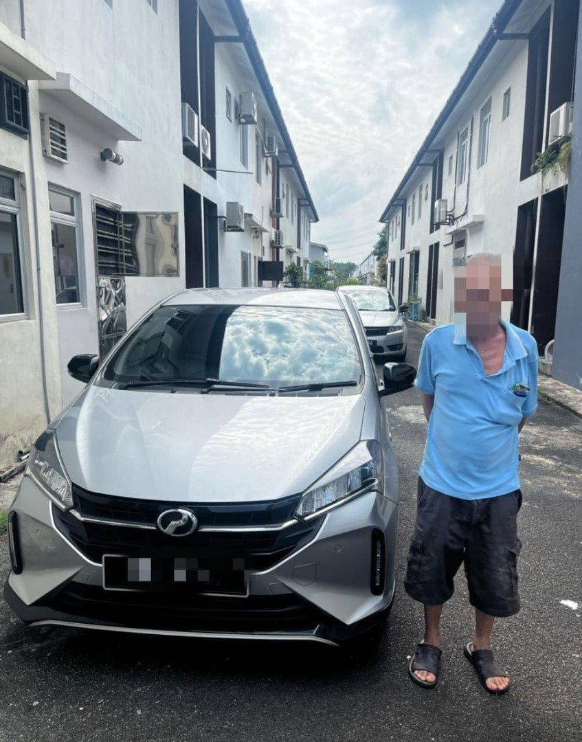 首次开车到新山的华裔老翁逆向行驶，遭警方调查。