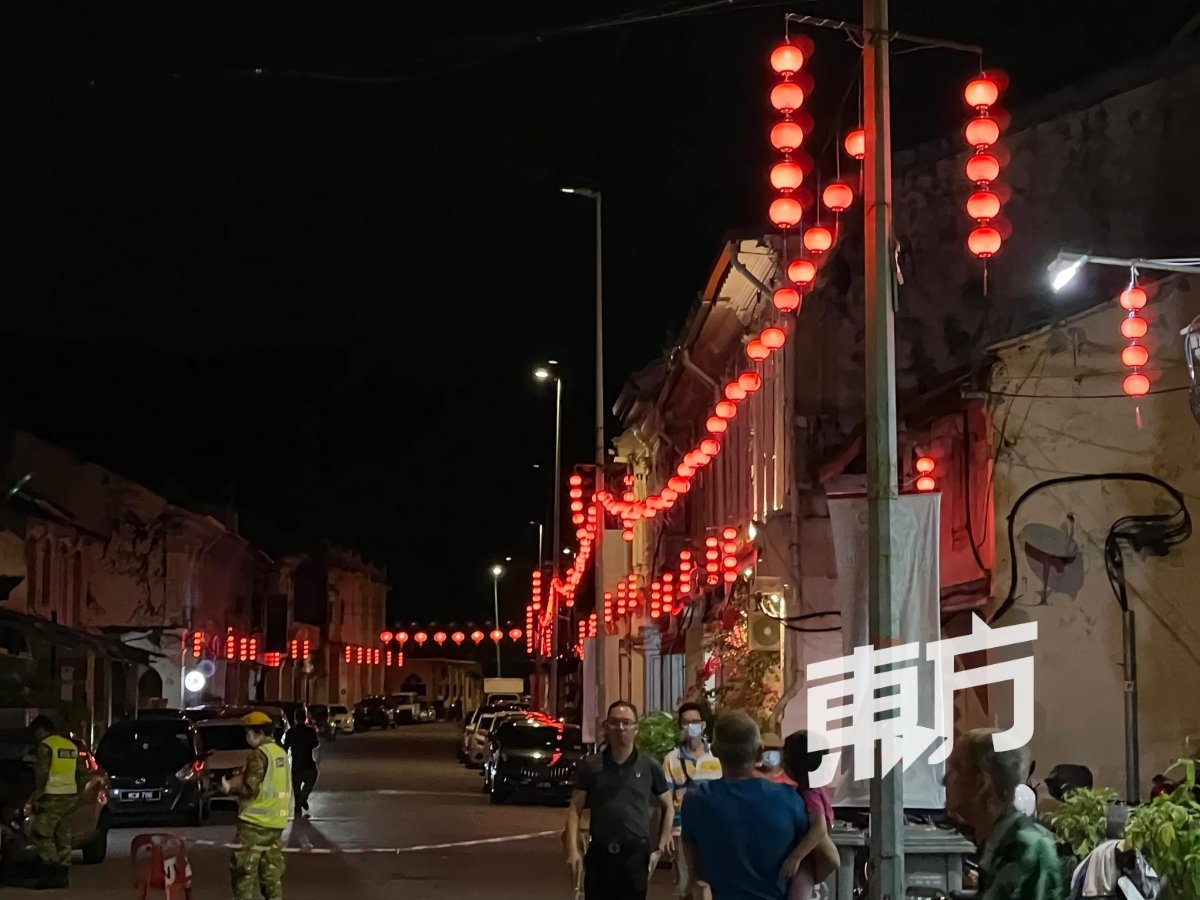 三宝井年景布置正式亮灯，让街道增添农历新年气氛。