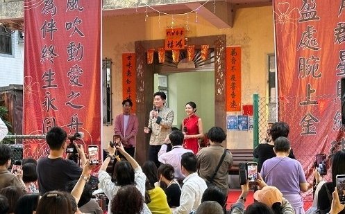 今日婚宴现场。图片截取自香港《东网》