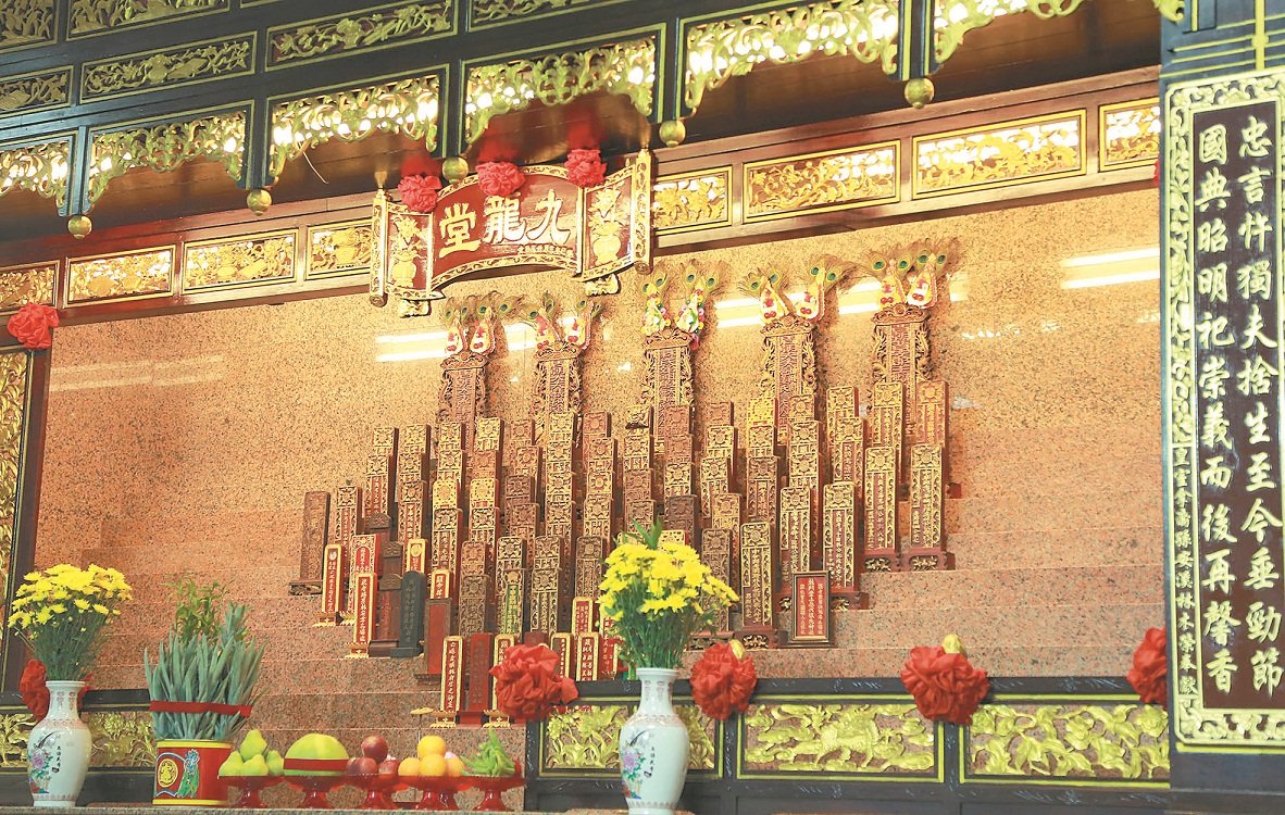 雪隆林氏祠堂内设有九龙堂，是林氏宗亲祭祖的祭坛。