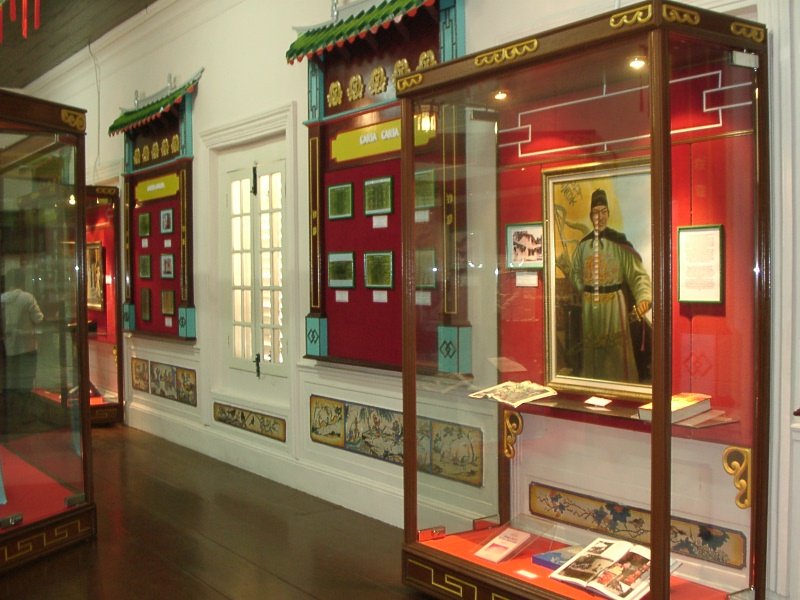 郑和纪念馆内展示有关郑和的种种史迹。（档案照）