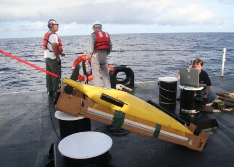 美国海军一款水下无人探测器。
