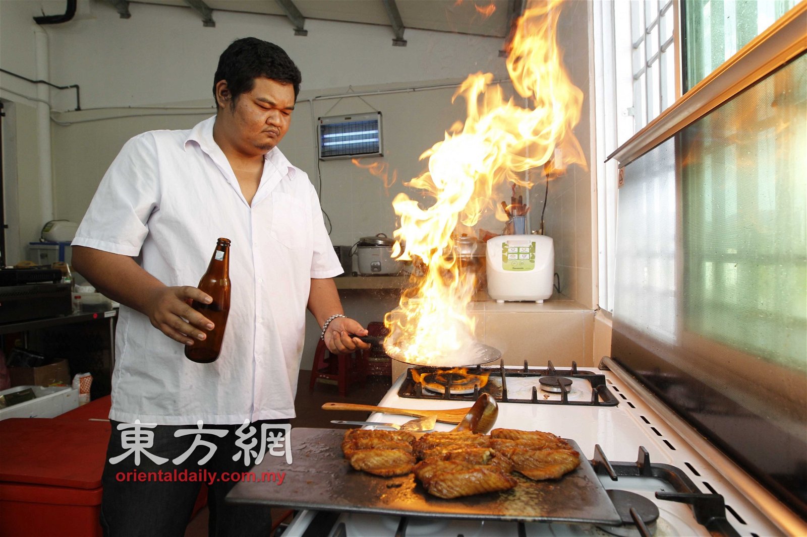 朱勇翰说，在日本5年时间，师傅的严峻教导，使他掌握到日本料理法及材料素质。