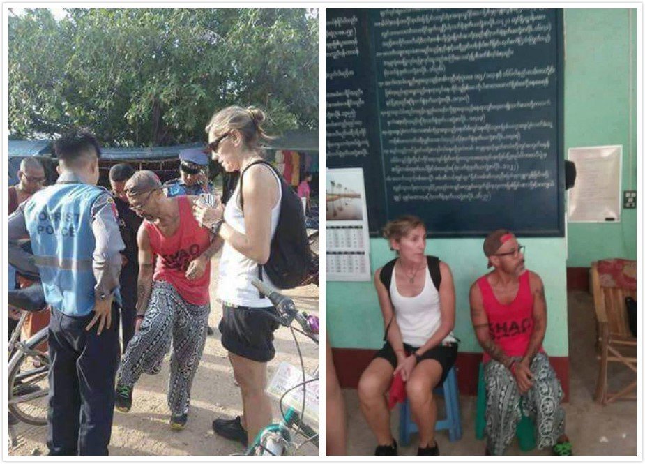 西班牙游客夫妇遭缅甸警方强制驱逐出境。