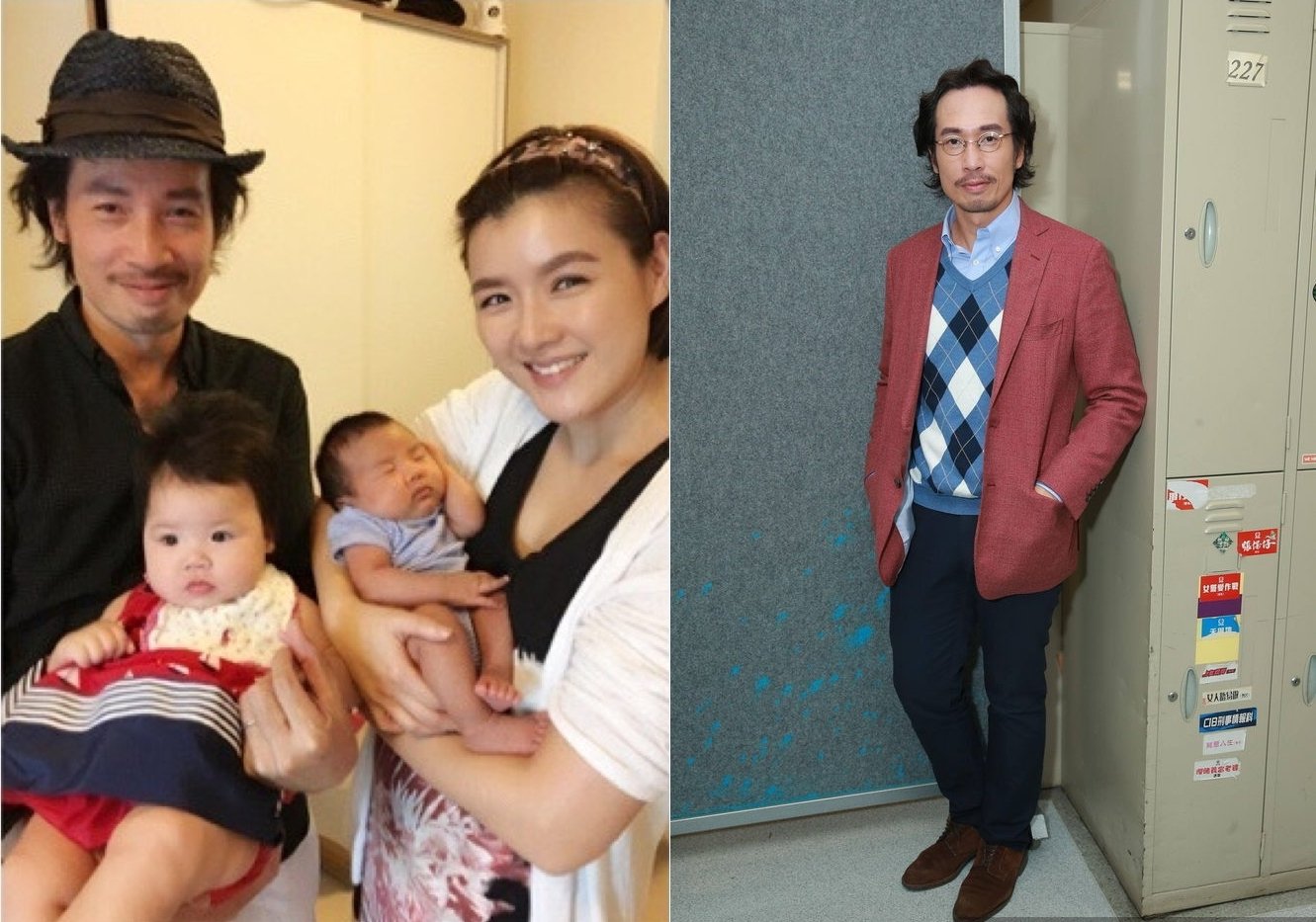 陈豪日前与太太陈茵媺带女儿探望刚生女的张嘉儿。