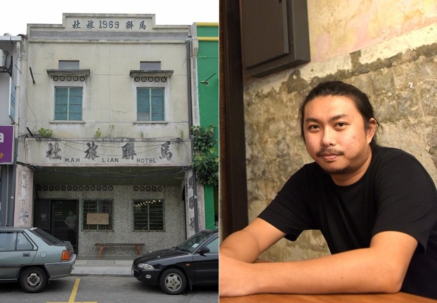 郑顺升（右图）将一栋超过70年的战前老建筑还原旧貌，同时赋予新生命，转做餐厅、工作室。