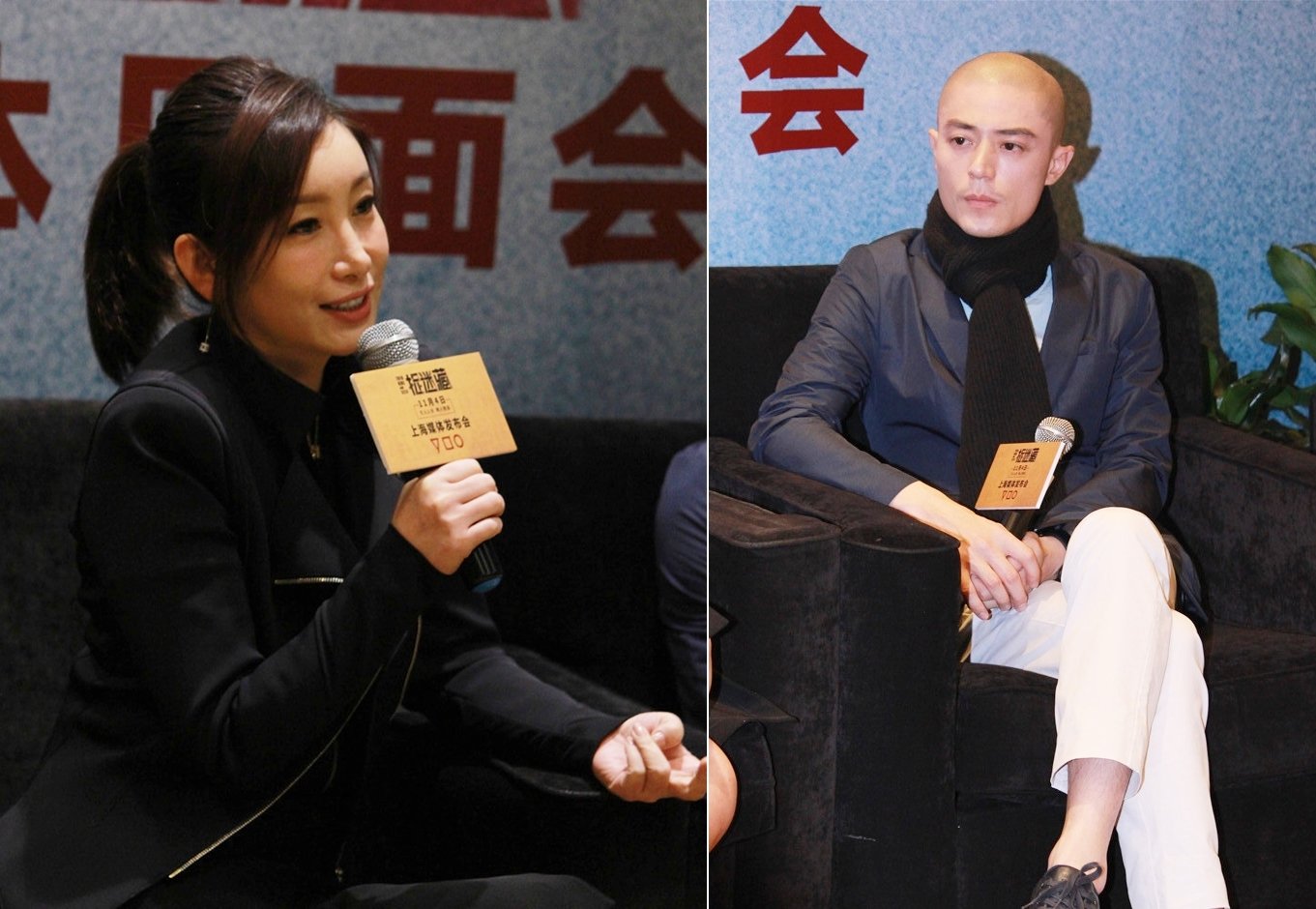 秦海璐和霍建华合作电影《捉迷藏》谈到两人在片中有不少打斗戏份。