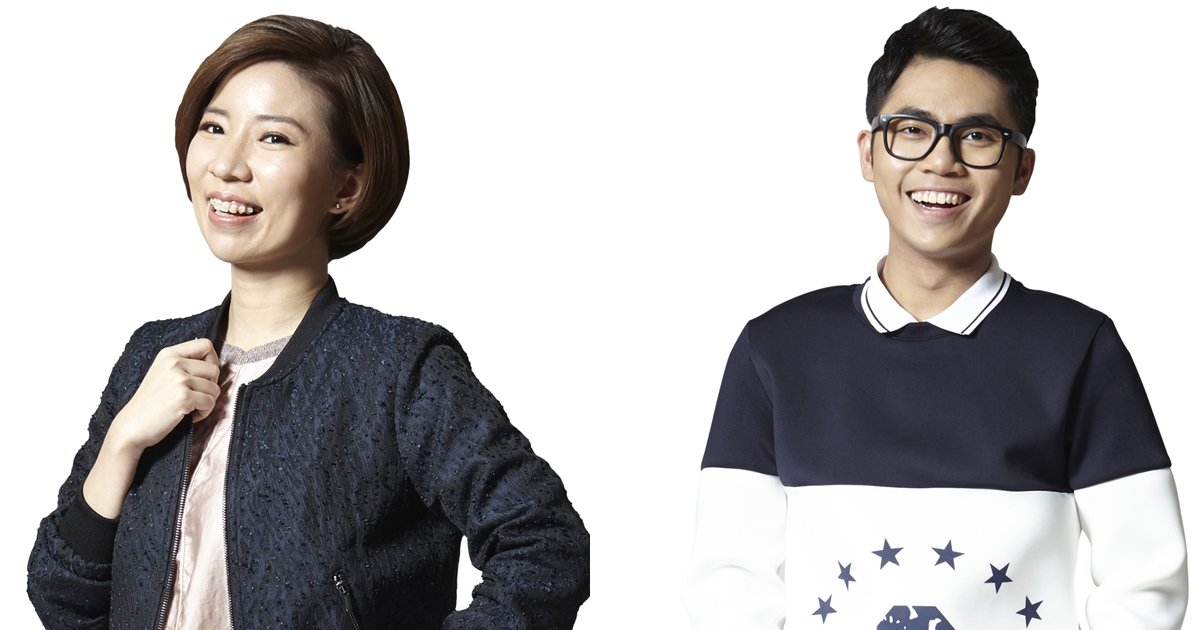 OneFM DJ黄玉丽（左）及赵正颖谈谈男女关系中是否存在纯友谊。
