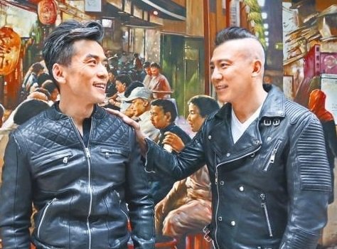 唐文龙(左)和刘永健虽然是好兄弟，但因为避传同志情，所以都避见对方。