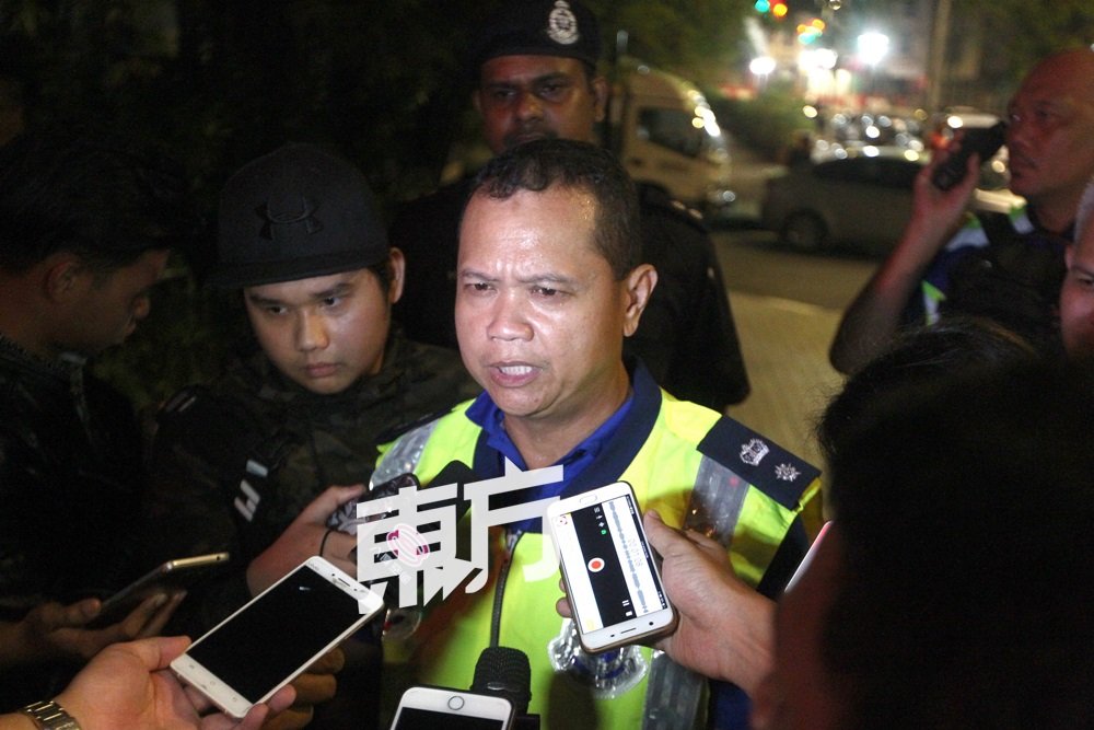 吉隆坡副交警主任安南警监。（摄影：伍信隆）