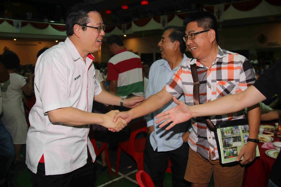 回到其政治启蒙点马六甲的林冠英入场时受到出席者热烈的欢迎。