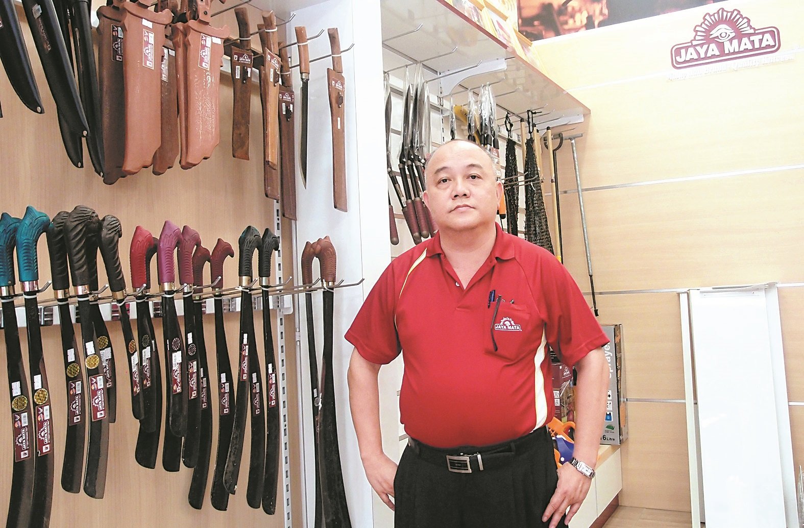 陈天利强调Jaya Mata手工制造的高品质园丘工具、刀具等皆受到外国人赞赏。