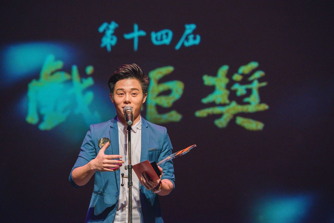 曾参与舞台剧演出的陈建宏，凭 《听见52灵》获得新人奖。（摄影：陈为康）