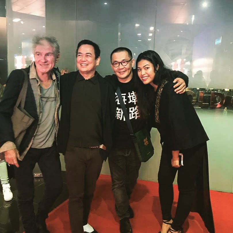 郑雄城在电影圈的人脉强，新片《海墘新路》邀请了国际知名摄影大师杜可风（左1）掌镜。