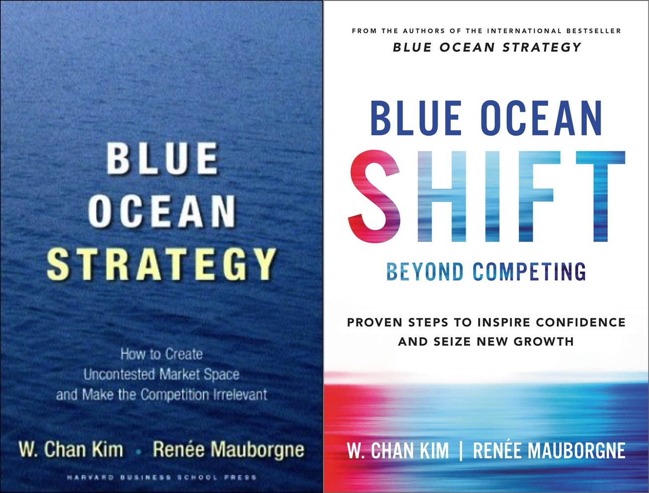 《Blue Ocean Shift》为《蓝海策略》续集，介绍不同行业与组织的领导者如何透过本书介绍的流程与方式来转变和创造新的市场。