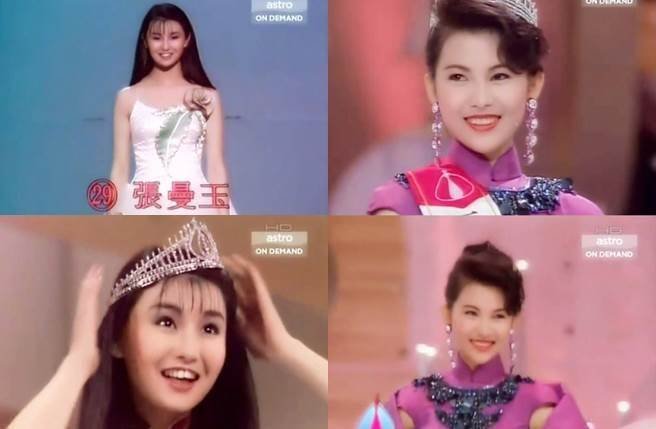 张曼玉是1983港姐亚军、蔡少芬是1991年香港小姐季军。