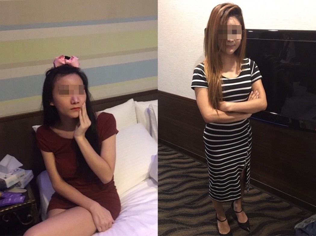 2名泰国变性人赴台卖淫遭台湾警方查获。