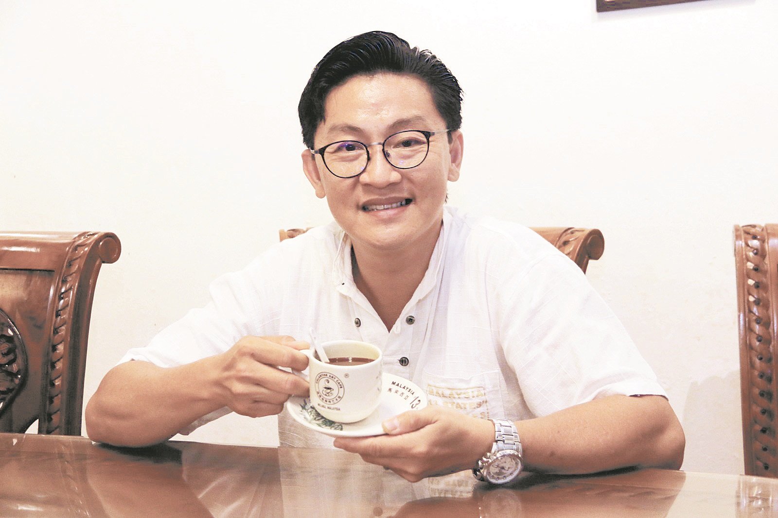 黄锦周是一位咖啡爱好者，而咖啡也成了他创办“马来西亚13州咖啡”的方向。