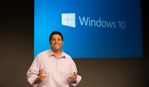 Terry Myerson刚接管 Windows 10 时的模样。