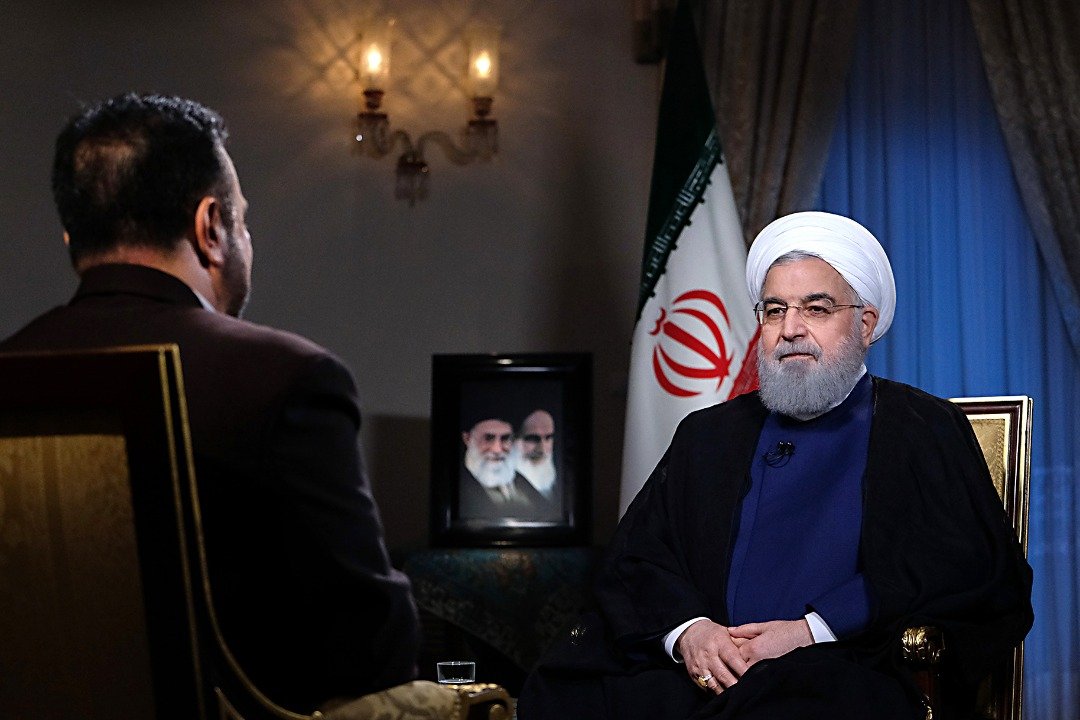 伊朗总统鲁哈尼在周一播出的电视访问时表示，德黑兰欢迎谈判，但要美国先展示可信度。