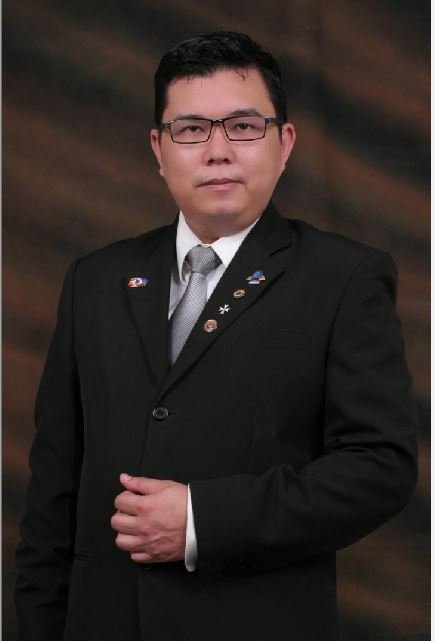 图为张敬川，峇株巴辖扶轮社副社长。