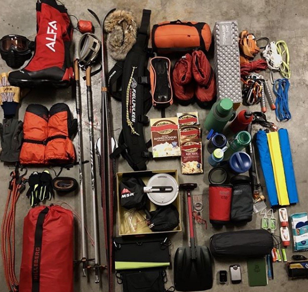 在横跨南极洲过程中，奥布雷迪仅携带重达180公斤的装备，为他的旅程带来安全保障。