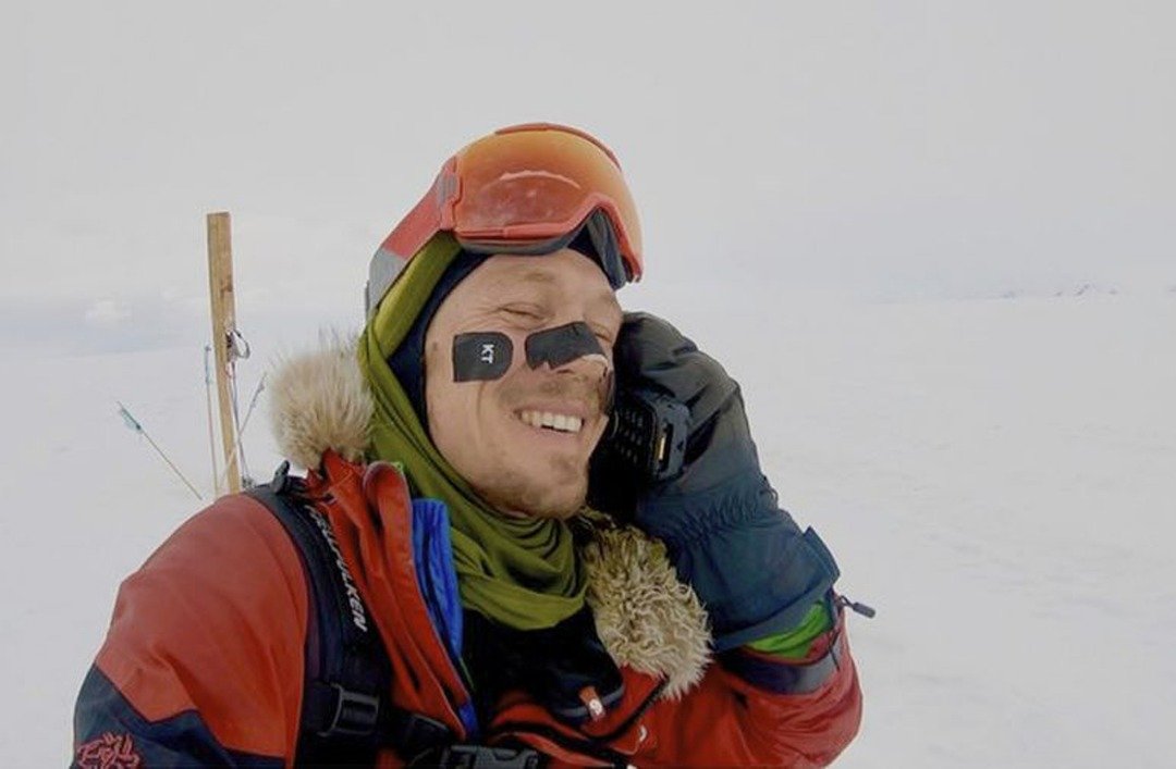 在历经54日的路程，奥布雷迪终于在周三抵达了终点，成了史上第一名成功徒步跨越南极洲的冒险家。