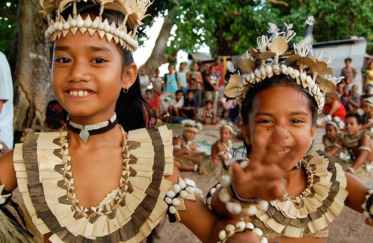 斐济当地居民。
