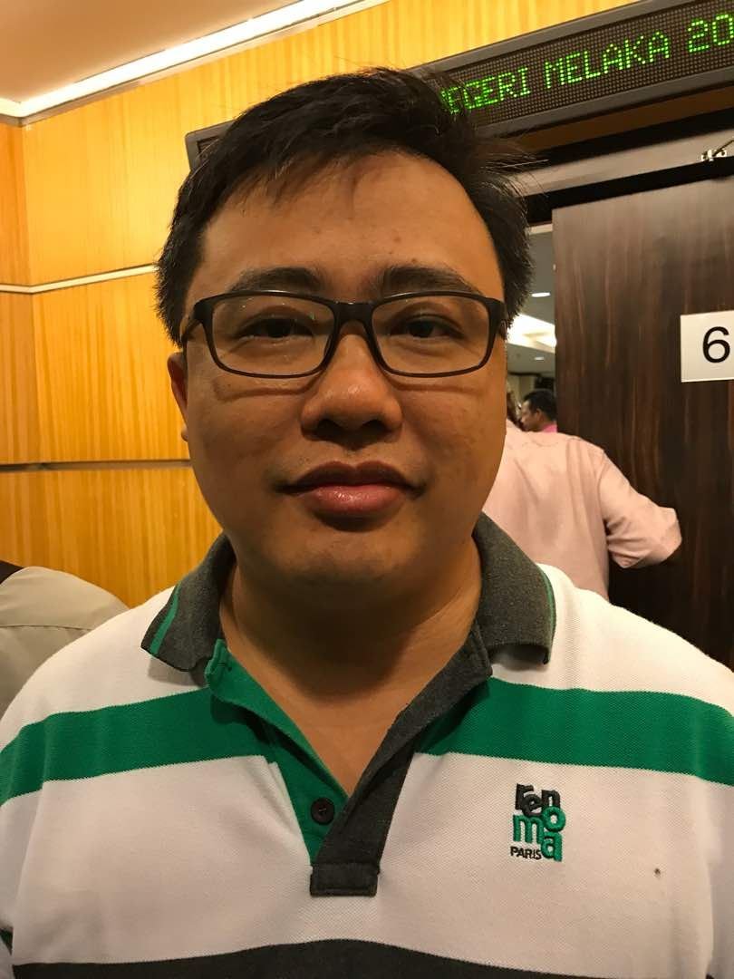 罗秉浩竞选公正党甲市区区部主席职。