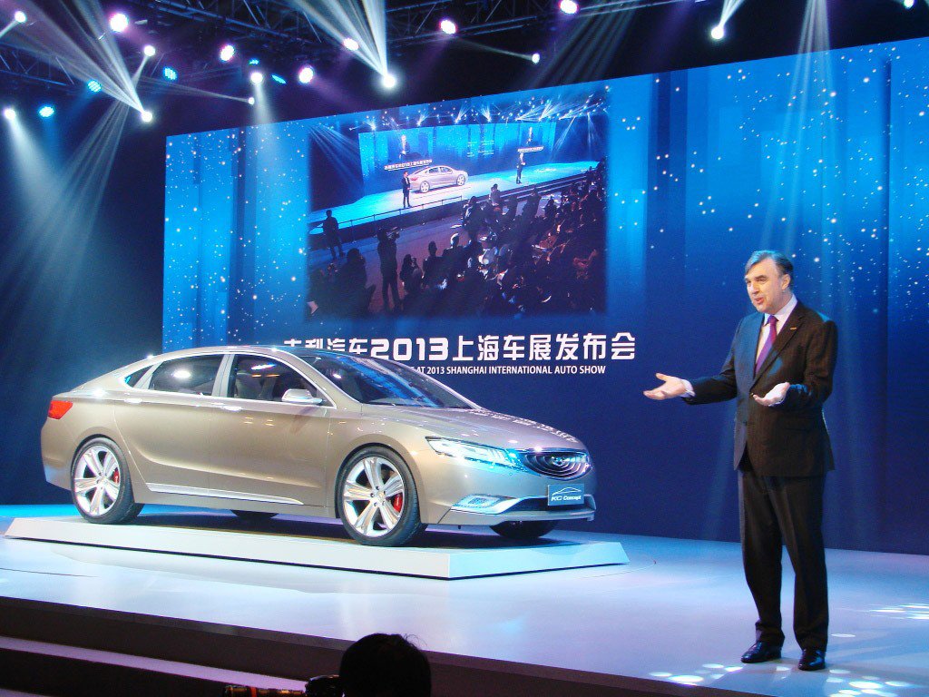 彼得赫博利于2011年加入吉利汽车，并在在2013年的上海车展发布吉利KC1豪华房车，惊艳四座，获得了“中国最美房车”的美誉。