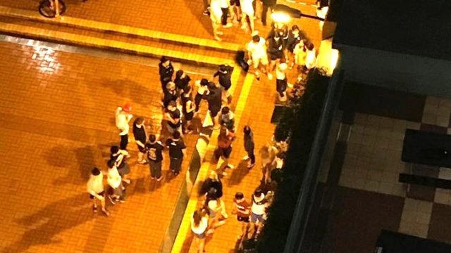 约20人参与庆生活动。（图取自香港《苹果》）