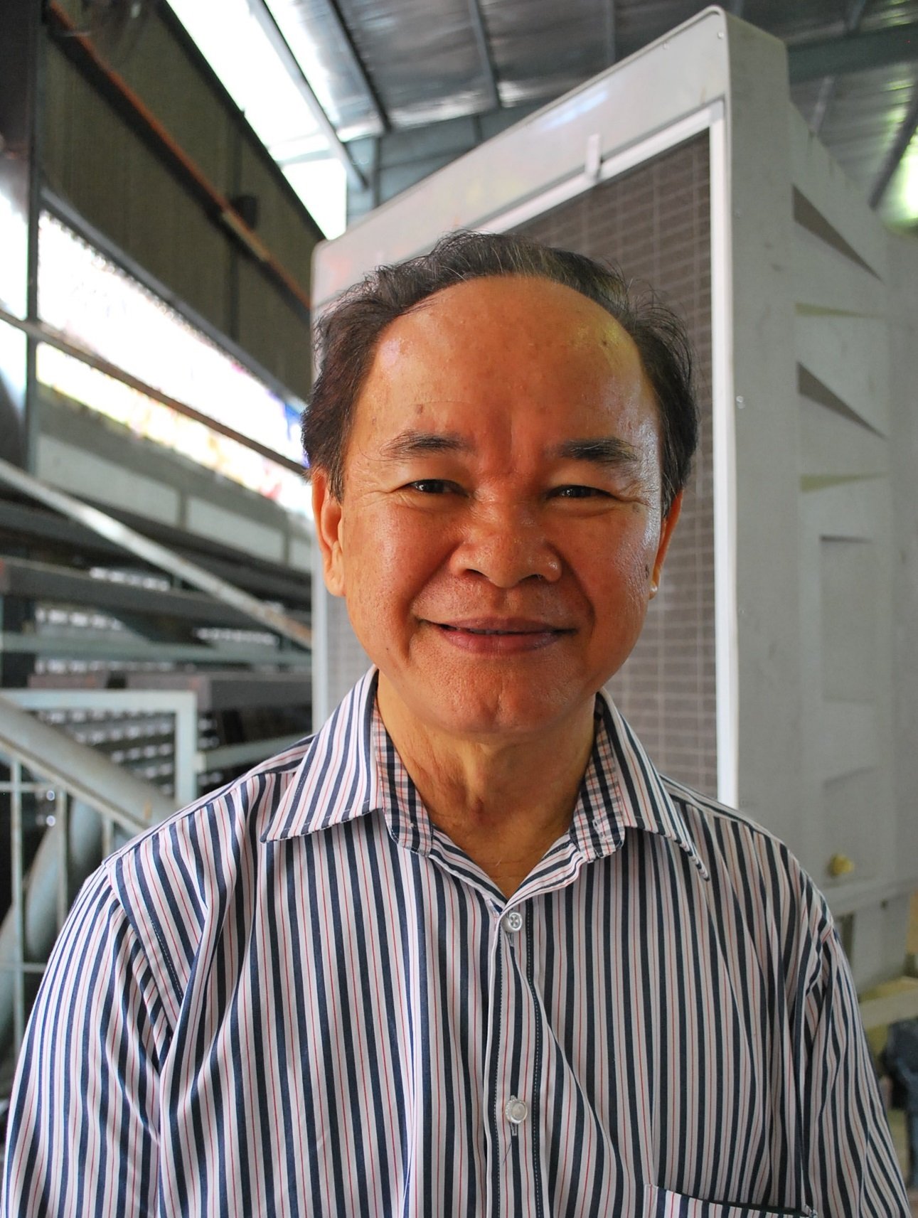 图为陈大锦，峇株五校董事长。