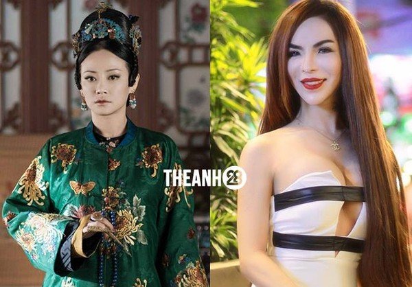 越南版高贵妃组图掀起热烈讨论，网友直呼“是男的吧。”（图翻摄自Theanh28）