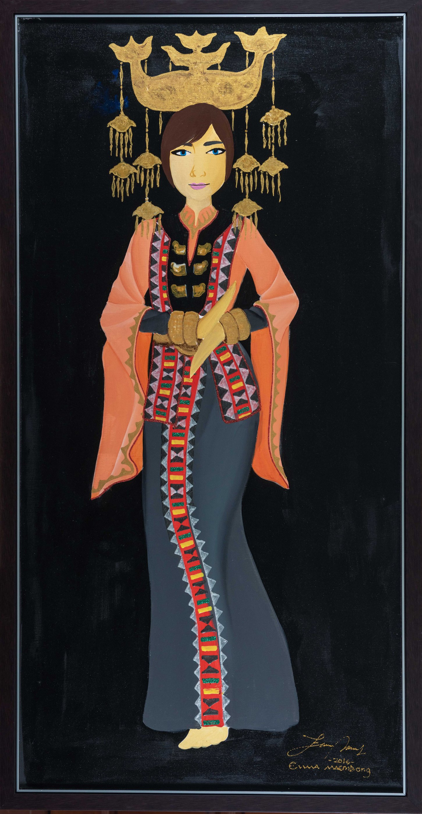 艾玛马恩邦作品《Kostum Bajau》。