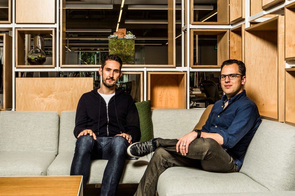 Instagram的两位创办人斯特罗姆（右）和克瑞格（左）已经辞职。