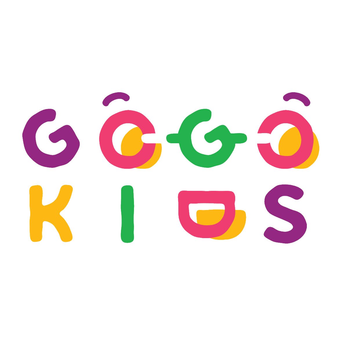 GoGoKids的标志色彩缤纷，而且内藏笑脸，皆因张嫣淳希望每个小孩都能快乐成长，生活多姿多彩。