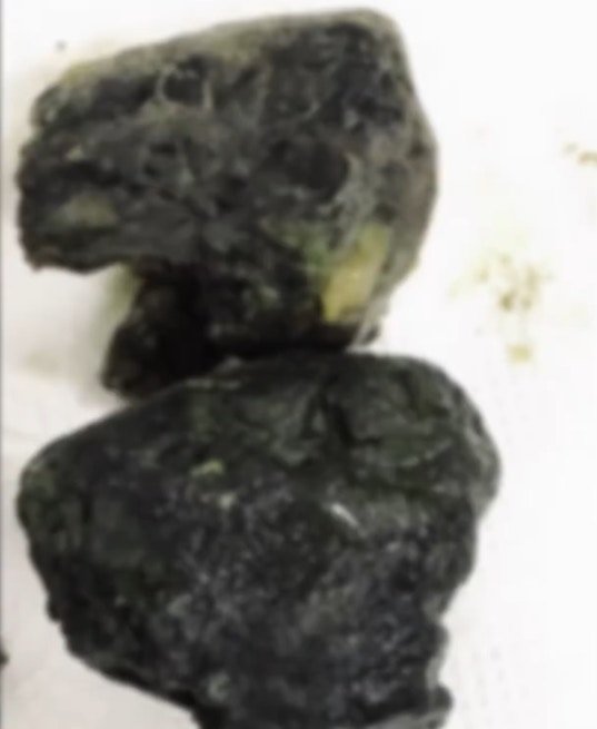 经过验证发现黑矿石的堵塞物，是木薯淀粉。