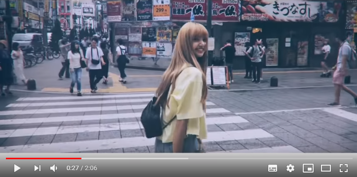 Lisa在日本拍摄的vlog。