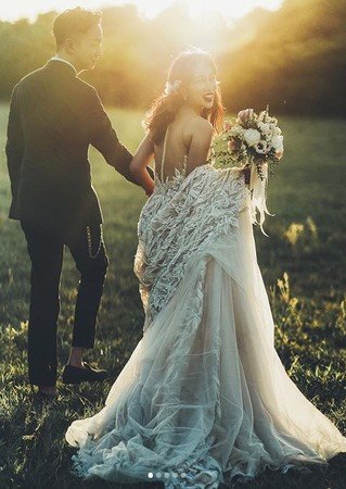 林佩瑶拍摄不少美美婚纱照。（图取自林佩瑶Instagram）